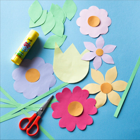 Blumen-Fensterbild Blumen-Fensterbild